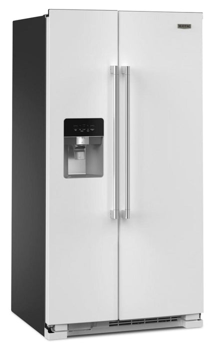 Maytag 36\" 25 Cu. Ft. Side-by-Side Refrigerator - White - MRSF4036PW