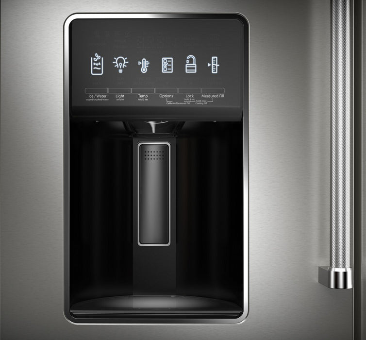 KitchenAid 36\" 26.2 Cu. Ft. French-Door Refrigerator - PrintShield Stainless - KRMF536RPS