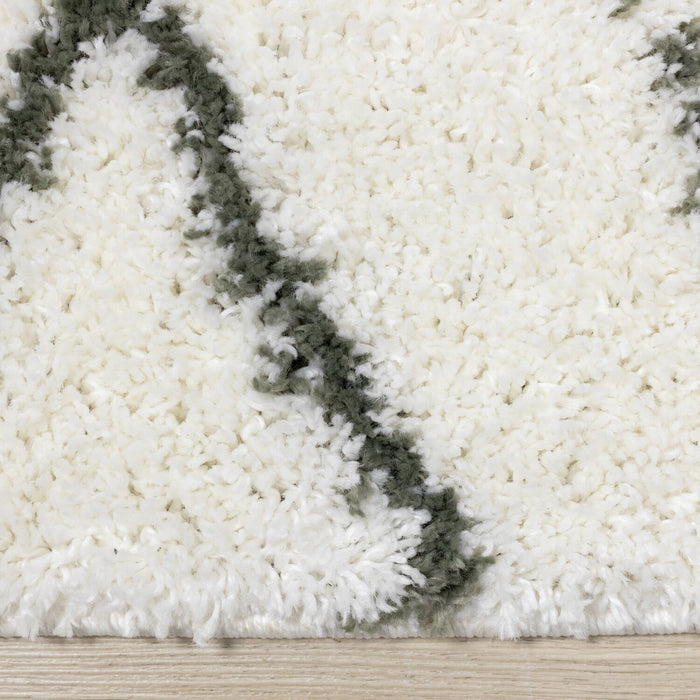 Pascal Multi-Colour Shag Area Rug - 5'3\" x 7'7\"