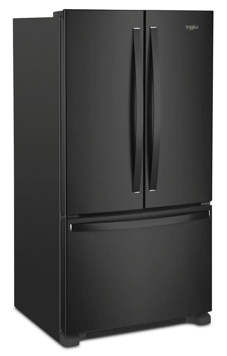 Whirlpool 36\" 20 Cu. Ft. Counter-Depth French-Door Refrigerator - Black - WRFC2036RB