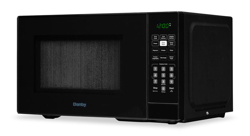 Danby 0.9 Cu. Ft. Countertop Microwave - Black - DBMW0921BBB