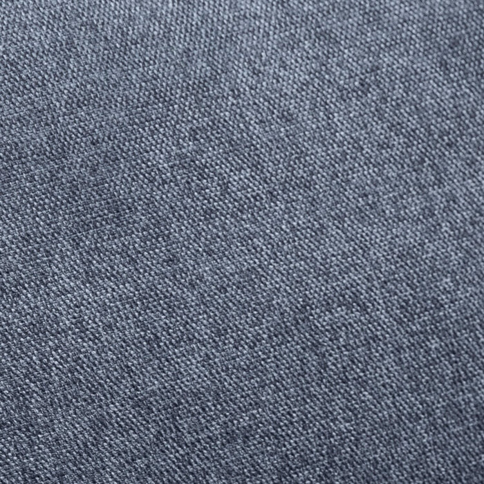 Kort & Co. Kassia 80\" Linen-Look Fabric Condo Size Sofa with Wood Base and Legs - Blue