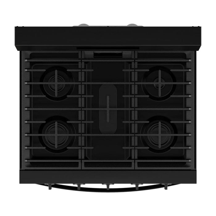Whirlpool 5 Cu. Ft. Gas Range with Air Fry and Self-Clean - Black - WFGS5030RB