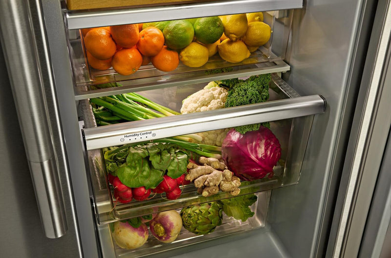 KitchenAid 36\" 29 Cu. Ft. Side-by-Side Refrigerator - Fingerprint Resistant Stainless Steel - KRSF536RPS