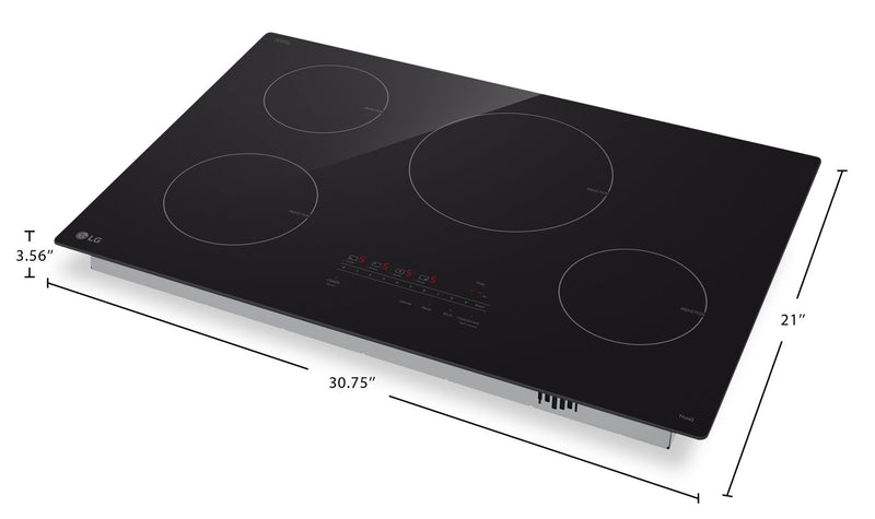 LG 30\" 4-Element Induction Cooktop - Black Ceramic Glass - CBIH3013BE