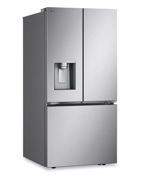 LG 33\" 25 Cu. Ft. French-Door Refrigerator with Dual Ice Makers - Stainless Steel - LF25S6330S