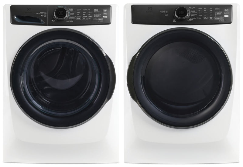 Electrolux 5.2 Cu. Ft. Perfect Steam™ Front-Load Washer and 8 Cu. Ft. Electric Dryer - White