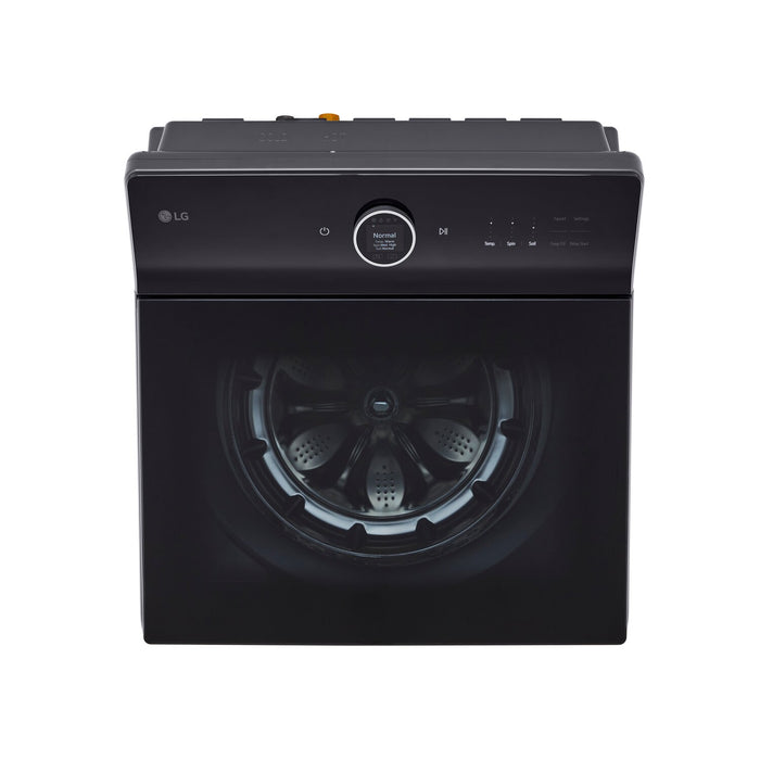 LG 6.3 Cu. Ft. Smart Top-Load High-Efficiency Washer - Black Steel - WT8600CB