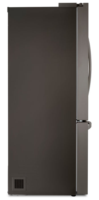 LG 36\" 27 Cu. Ft. Counter-Depth French Door Refrigerator - PrintProof™ Black Stainless Steel - LRFLC2706D