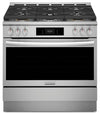 Frigidaire Gallery 36\" 4.6 Cu. Ft. Six-Burner Gas Range with Air Fry - Stainless Steel - GCFG3661AF