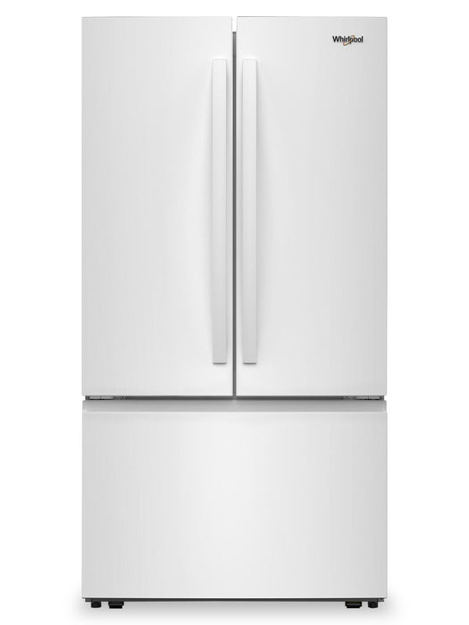 Whirlpool 36\" 30.5 Cu. Ft. French-Door Refrigerator with Interior Water Dispenser - White - WRFF3336SW