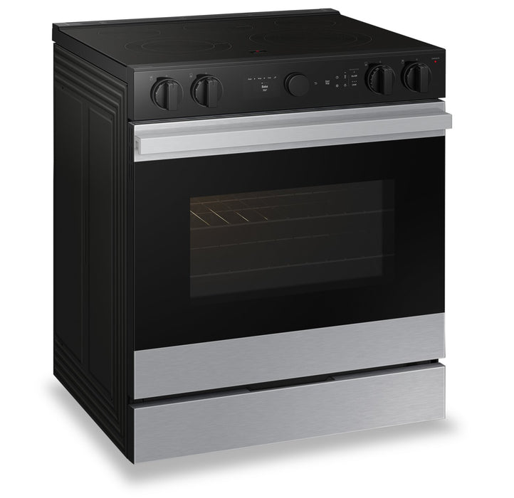 Samsung 6.3 Cu. Ft. Smart Electric Slide In Range with Air Fry and Air Sous Vide - Stainless Steel - NSE6DG8500SRAC