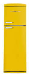 Unique Classic Retro 24\" 11 Cu Ft. Top Freezer Refrigerator - Canary Yellow - UNQ-310L Y TM