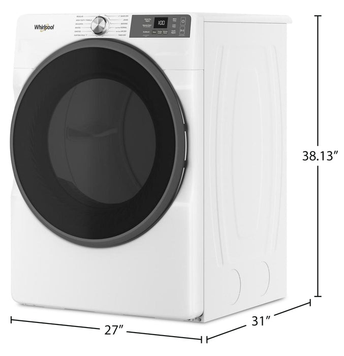Whirlpool 7.4 Cu. Ft. Smart Gas Dryer with Wrinkle Shield™ - White - WGD5720RW