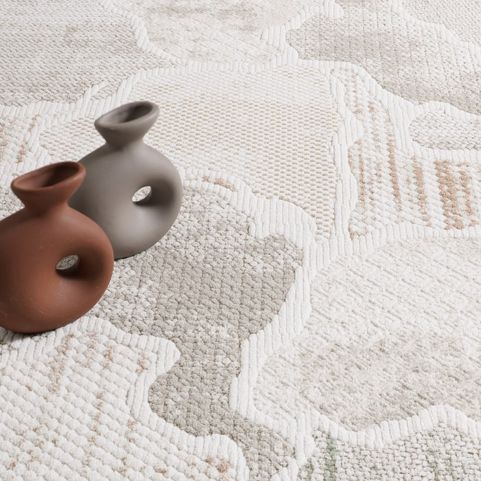 Cove Waves Multi-Colour Area Rug - 5'3\" x 7'7\"