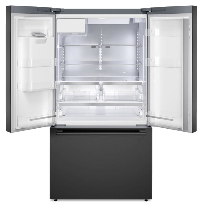 Bosch 500 Series 36\" 26 Cu. Ft. French-Door Refrigerator - Black Stainless Steel - B36FD52SNB