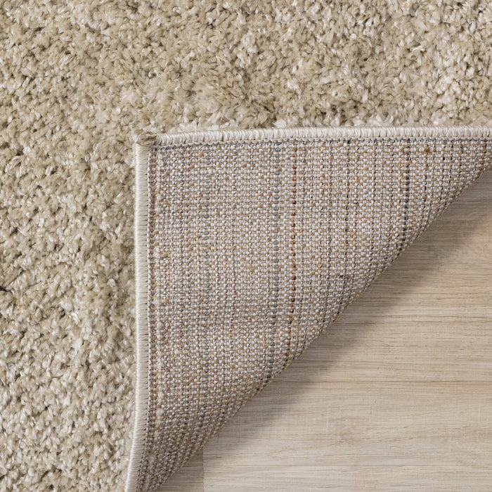 Pascal Beige Shag Area Rug - 5'3\" x 7'7\"
