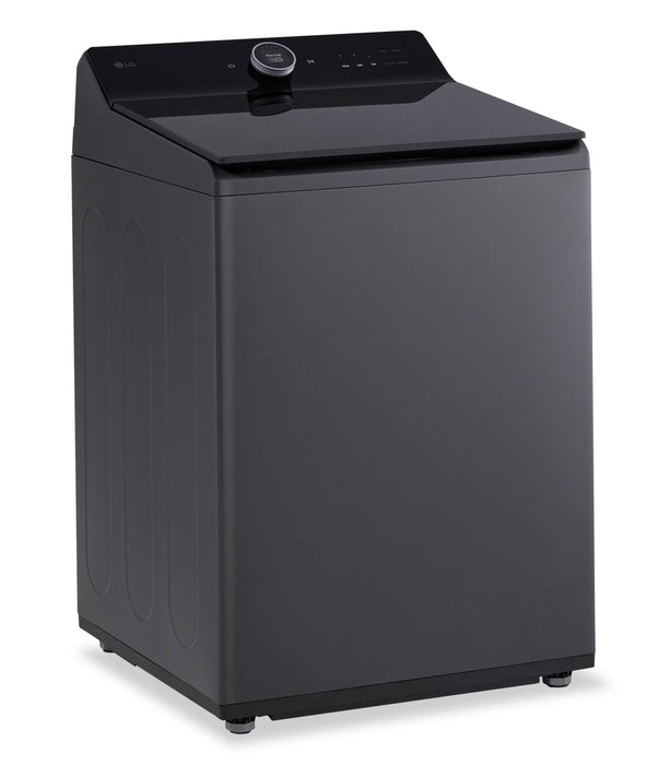 LG 6.3 Cu. Ft. Smart Top-Load High-Efficiency Washer - Black Steel - WT8600CB