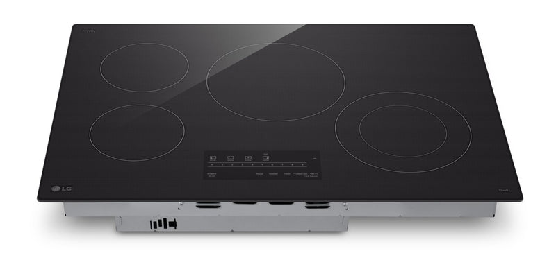 LG 30\" 4-Element Electric Cooktop with UltraHeat™ 2.5kW Element - Black - CBEW3013BE