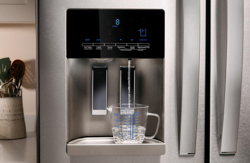 Whirlpool 36\" 24.5 Cu. Ft. French-Door Refrigerator - Stainless Steel - WRMF3636RZ