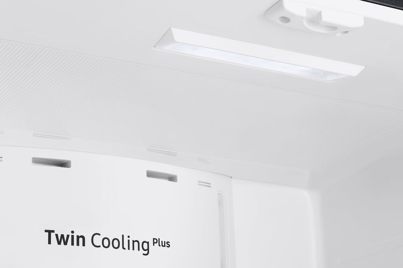 Samsung 33\" 17.5 Cu. Ft. Counter-Depth French-Door Refrigerator - Black Caviar Matt - RF18A5101MT/AA