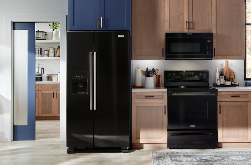 Maytag 36\" 25 Cu. Ft. Side-by-Side Refrigerator - Black - MRSF4036PB