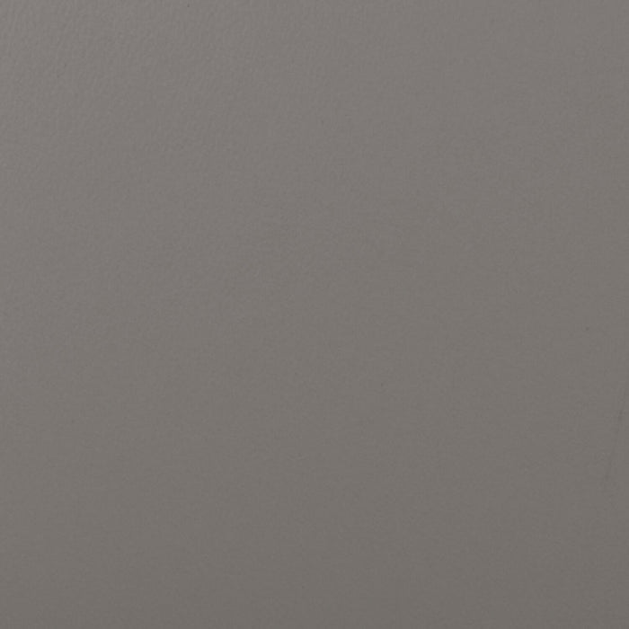 Citadel 28\" Top-Grain Genuine Leather Ottoman with Wood Legs - Grey