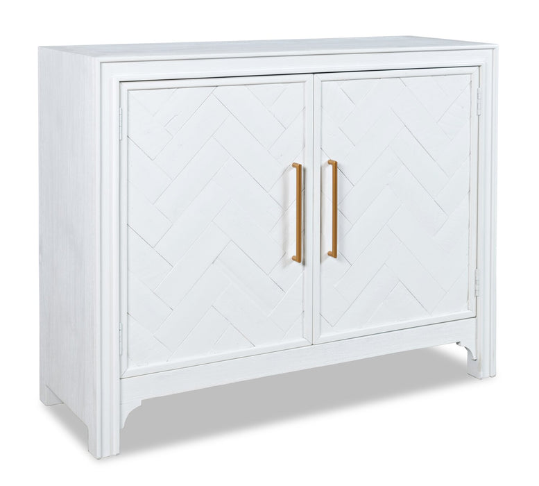 Keena 40\" Solid Wood Accent Cabinet - White