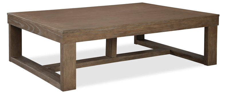 Jasper 56\" Modern Coffee Table - Grey Brown