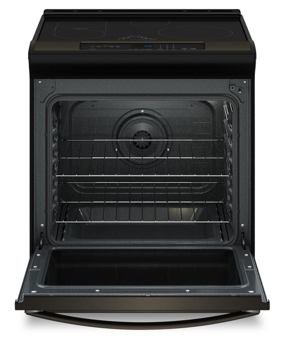 Whirlpool 6.4 Cu. Ft. Induction Range with No Preheat Air Fry - Black Stainless Steel - WSIS5030RV