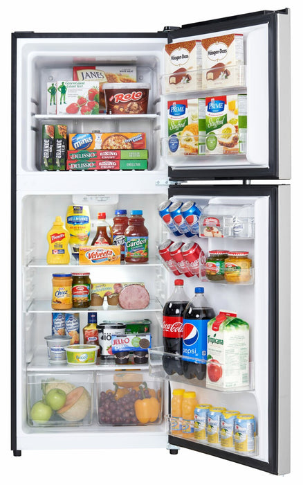 Danby 23.4\" 10.1 Cu. Ft. Top-Mount Refrigerator - Stainless Steel - DFF101B1BSLDB