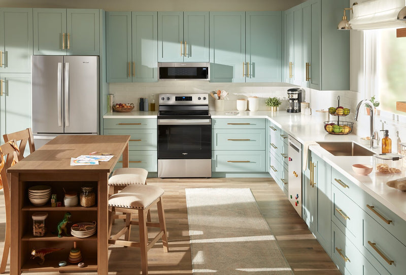 Whirlpool 5.3 Cu. Ft. Electric Range with Self-Clean - Stainless Steel - YWFES3530RS