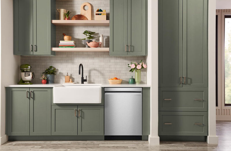 KitchenAid 24\" 44 dBA Dishwasher with 360° Max Jets™ Third Rack – PrintShield Stainless - KDPS624SPS