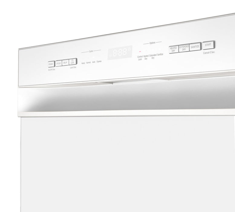 Midea 24\" Front-Control Dishwasher with Interior Light - MDF24P2BWW