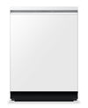 Samsung 24\" 38 dBA Top-Control Dishwasher with AI Wash and Third Rack - White - DW90F89T0U12AA