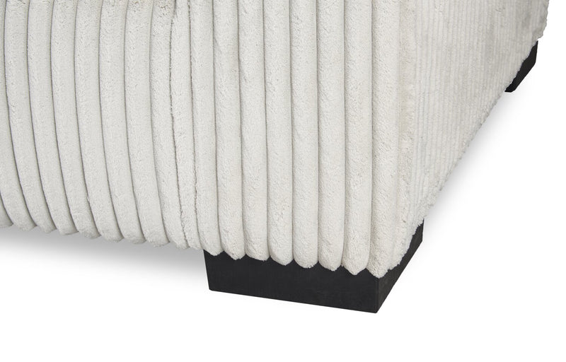 Willow 87\" Light Grey Fabric Sofa with Track Arms and Reversible Seat and Back Cushions