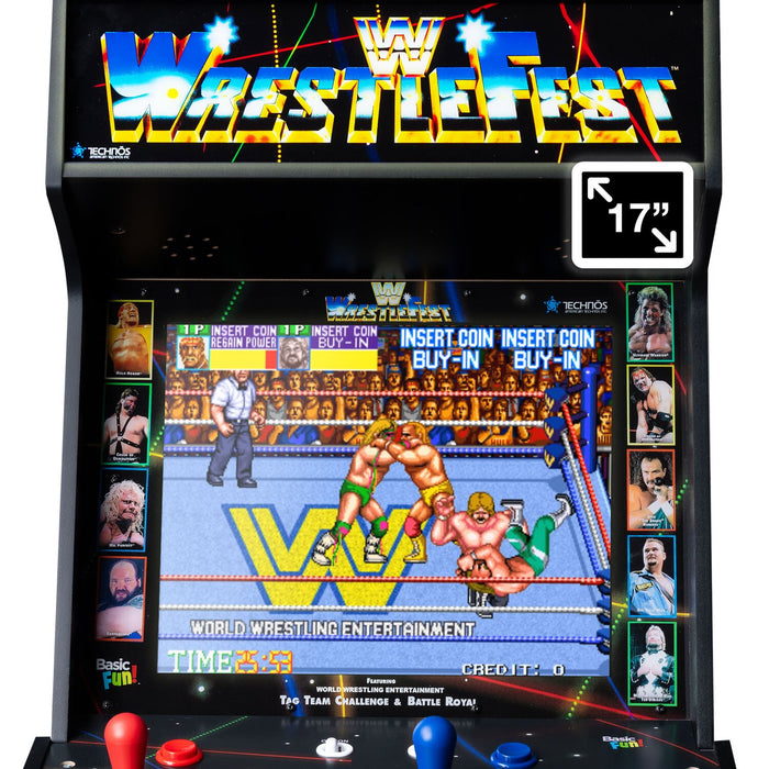 Basic Fun Arcade Classics WWE Ultra Series 5 Game Arcade Cabinet
