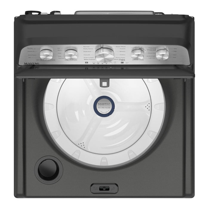Maytag 5.5 Cu Ft. Top Load Impeller Washer with Pet Pro Option – Volcano Black - MTW5600RU