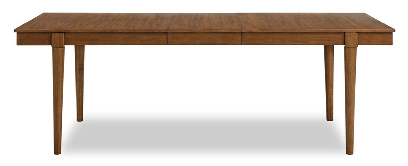 Ember 7pc Dining Set with Table & 6 Chairs, 74-92\"W - Grey & Brown