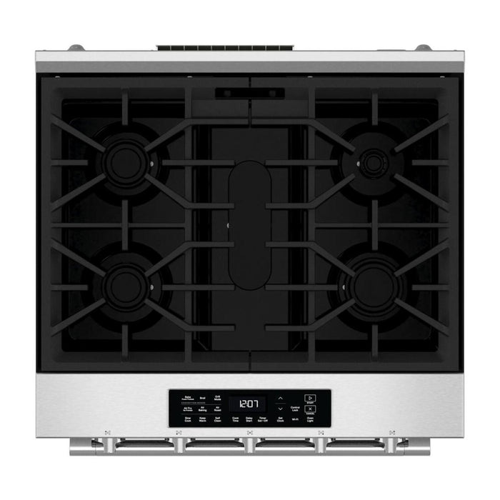 Maytag 30\" 5 Cu. Ft. Slide-In Gas Range with No Preheat Air Fry - Fingerprint Resistant Stainless Steel - MSGS7030SZ