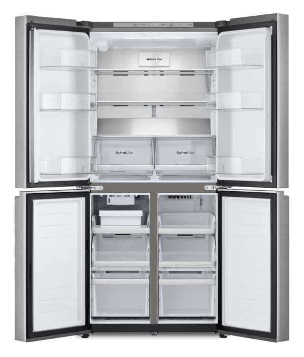 LG 33\" 18.6 Cu. Ft. French 4-Door Counter-Depth Refrigerator - Stainless Steel - LF19C8200S
