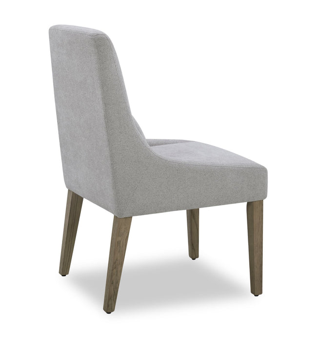 Clay Dining Chair with Polyester Fabric - Dove Grey