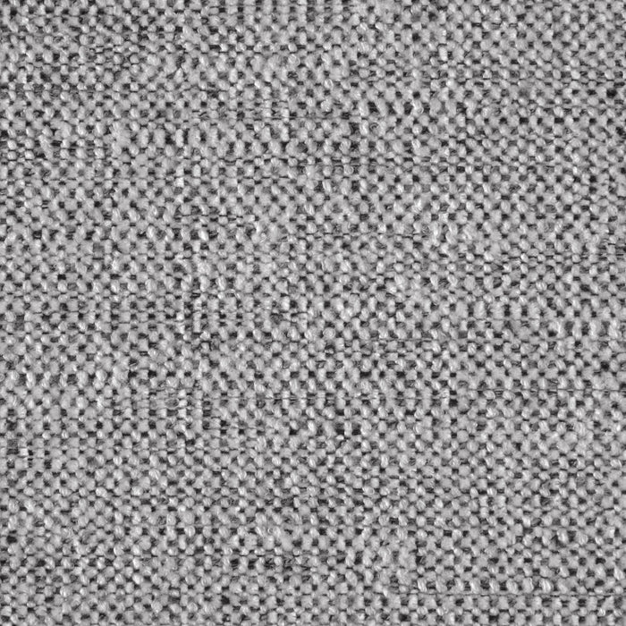 Fusion Modular 5-Piece Silver Grey Chenille Fabric Armless Sectional with Removable Feather Down Back Cushions