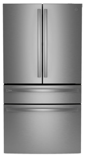 GE 36” 28.7 Cu. Ft. French-Door Refrigerator - Fingerprint Resistant Stainless Steel - PGE29BYTFS