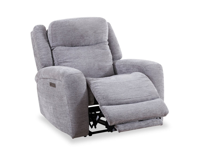 Atlantis 38\" Fabric Power Reclining Chair with USB Port - Dove Grey