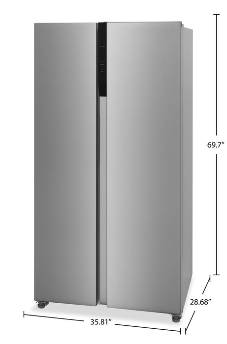 Frigidaire 21.4 Cu. Ft. Side-by-Side Refrigerator - Fingerprint-Resistant Stainless Steel - FRSG2115AV