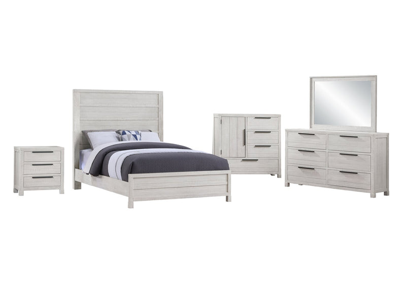 Haven Bedroom 6-Drawer Dresser, 65\"W x 39\"H - White