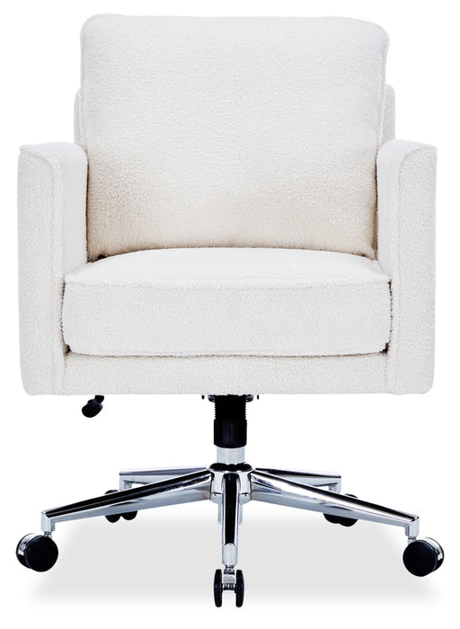 Sealy® Dove 26\" Adjustable Office Chair - Ivory