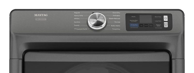 Maytag 7.4 Cu. Ft. Pet Pro Smart Electric Dryer - Volcano Black - YMED7020RU