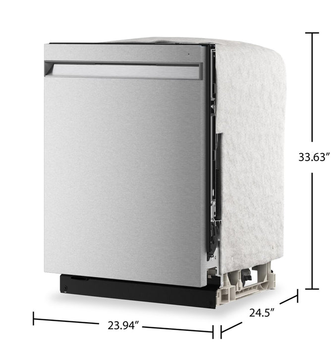 KitchenAid 24\" 44 dBA Dishwasher with 360° Max Jets™ Third Rack – PrintShield Stainless - KDPS724SPS